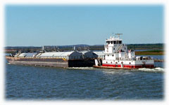 Arkansas River Barge